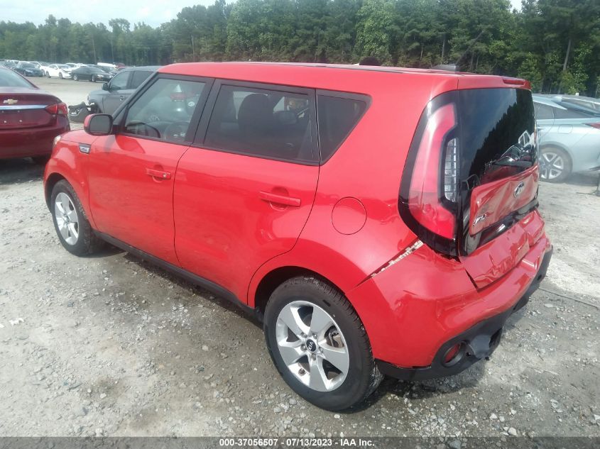 2019 KIA SOUL BASE - KNDJN2A24K7664961