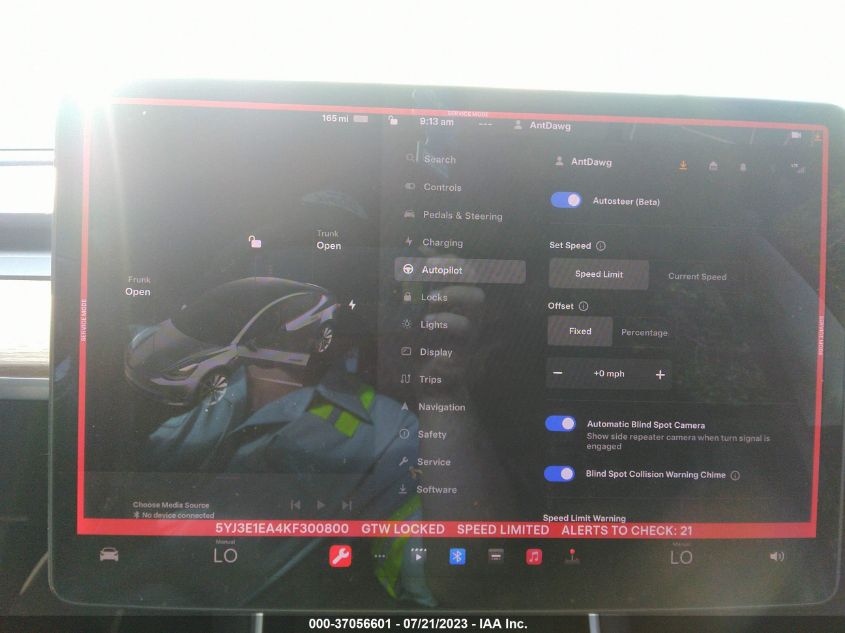 2019 TESLA MODEL 3 RANGE - 5YJ3E1EA4KF300800