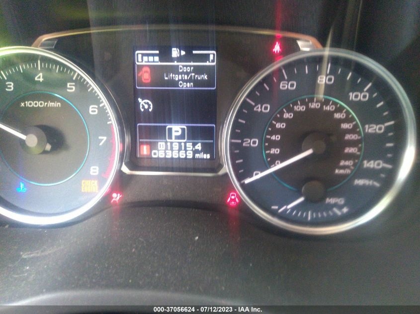 2016 SUBARU IMPREZA WAGON 2.0I SPORT LIMITED - JF1GPAU65G8248695