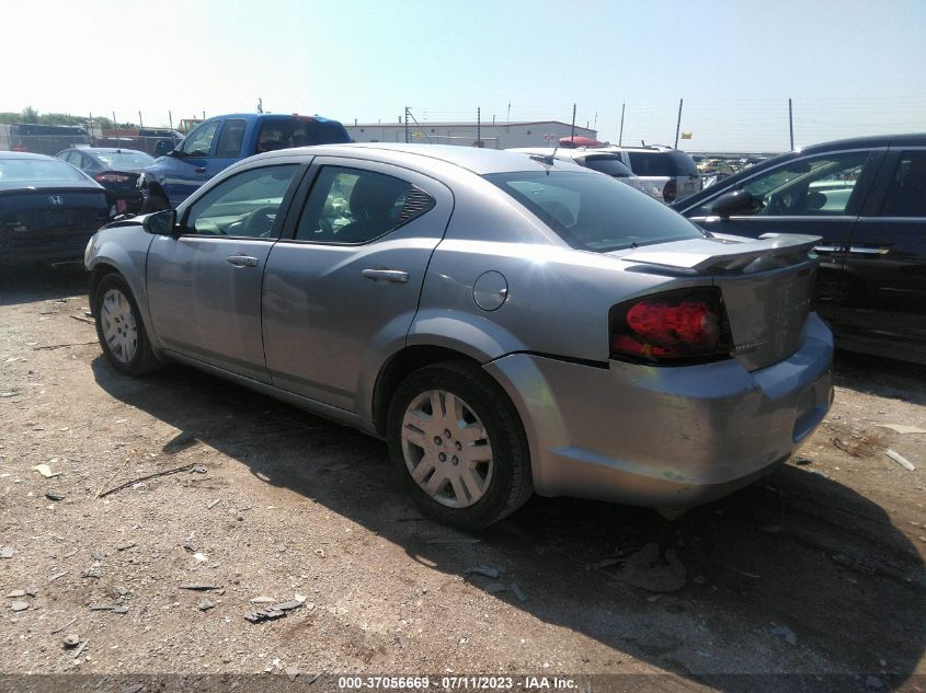 2013 DODGE AVENGER SE - 1C3CDZAB9DN607310