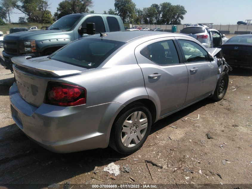 2013 DODGE AVENGER SE - 1C3CDZAB9DN607310