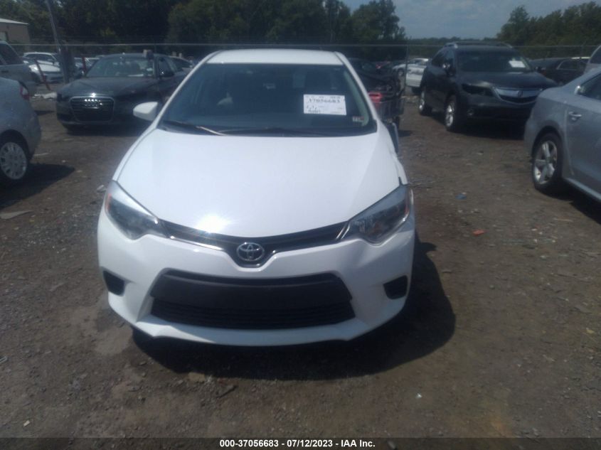 2014 TOYOTA COROLLA L/LE/S/S PLUS/LE PLUS - 2T1BURHE5EC126191