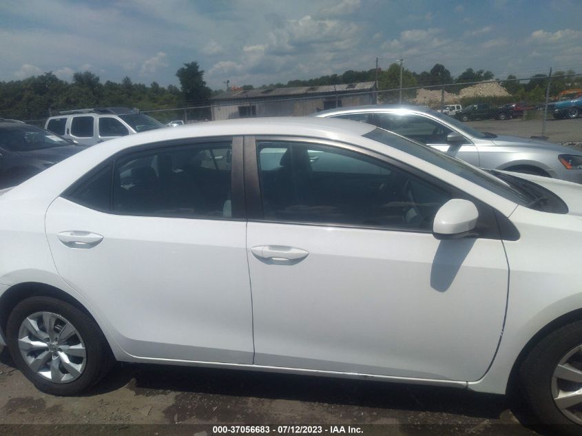 2014 TOYOTA COROLLA L/LE/S/S PLUS/LE PLUS - 2T1BURHE5EC126191