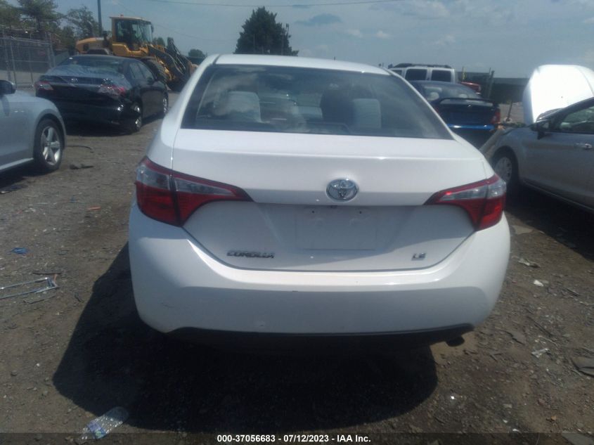 2014 TOYOTA COROLLA L/LE/S/S PLUS/LE PLUS - 2T1BURHE5EC126191