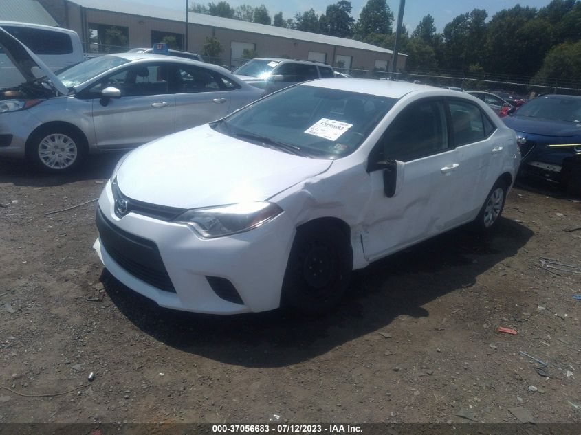 2014 TOYOTA COROLLA L/LE/S/S PLUS/LE PLUS - 2T1BURHE5EC126191