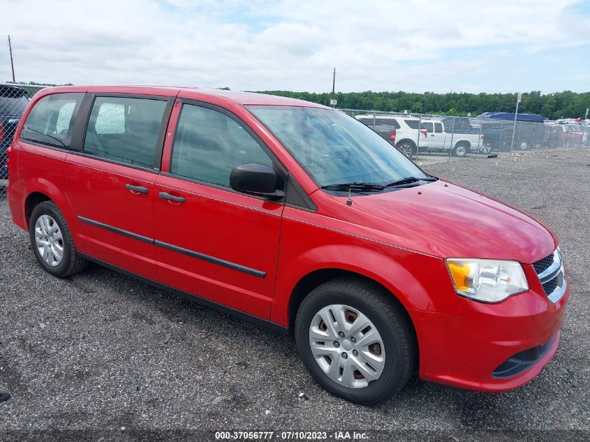 2014 DODGE GRAND CARAVAN AMERICAN VALUE PKG - 2C4RDGBG1ER194131