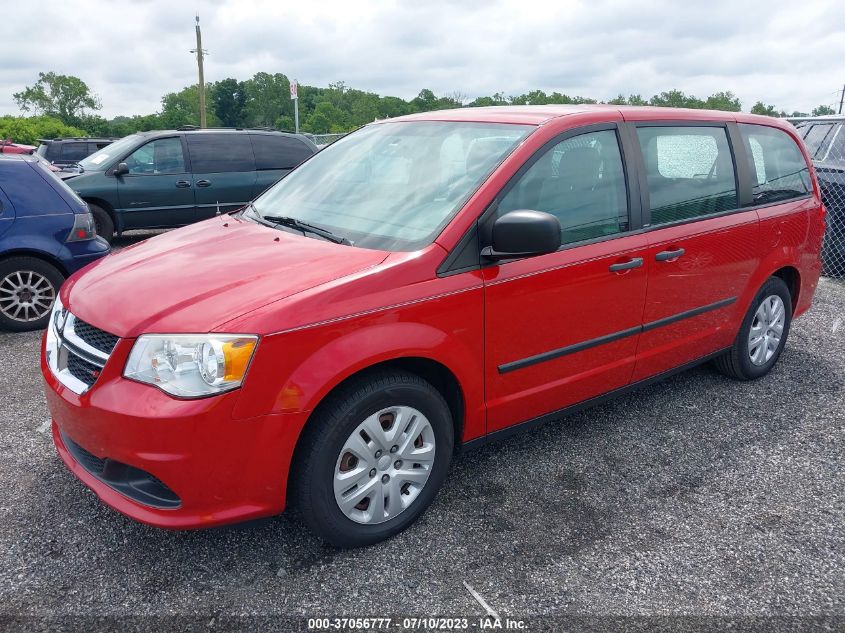 2014 DODGE GRAND CARAVAN AMERICAN VALUE PKG - 2C4RDGBG1ER194131
