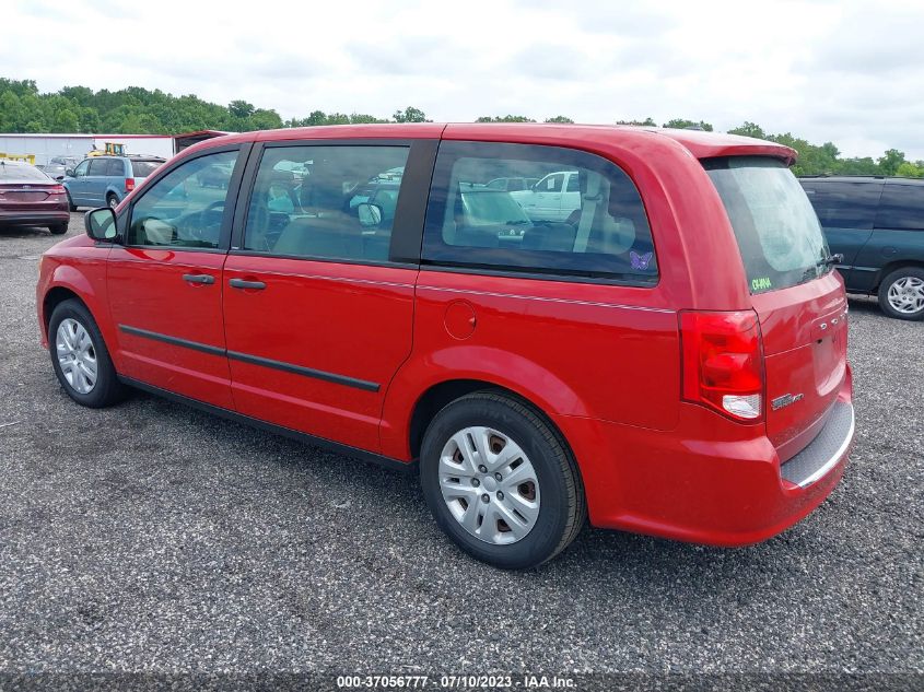 2014 DODGE GRAND CARAVAN AMERICAN VALUE PKG - 2C4RDGBG1ER194131