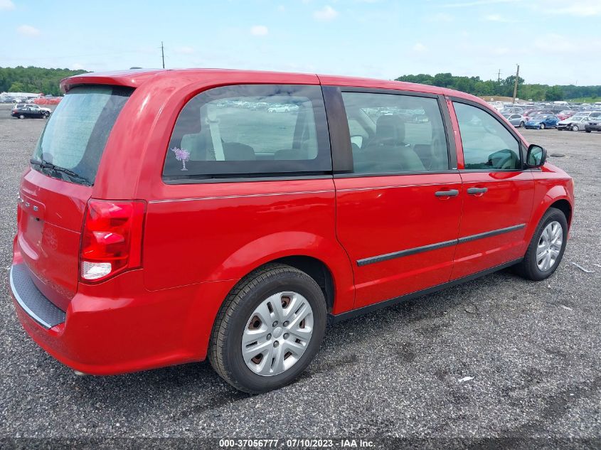 2014 DODGE GRAND CARAVAN AMERICAN VALUE PKG - 2C4RDGBG1ER194131