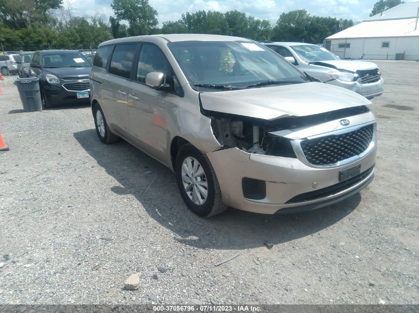 2017 KIA SEDONA LX - KNDMB5C14H6219291