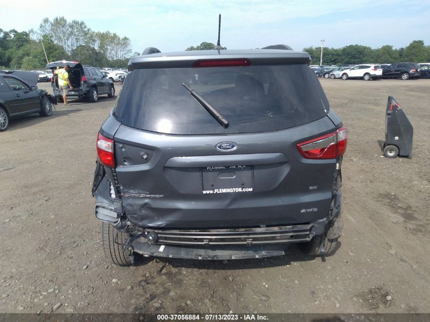 2019 FORD ECOSPORT SE - MAJ6S3GL9KC304215