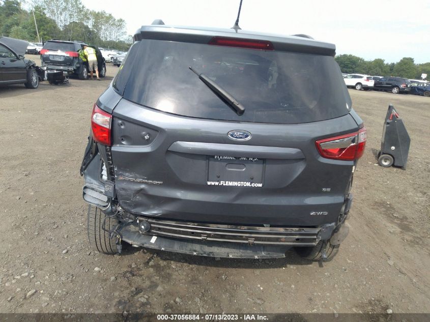 2019 FORD ECOSPORT SE - MAJ6S3GL9KC304215