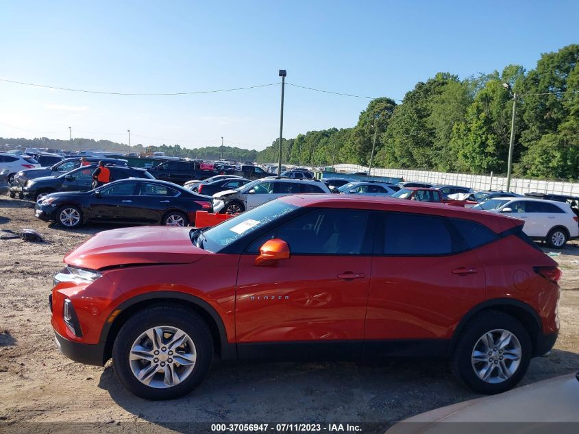2022 CHEVROLET BLAZER LT - 3GNKBHR44NS124738