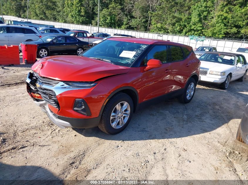 2022 CHEVROLET BLAZER LT - 3GNKBHR44NS124738