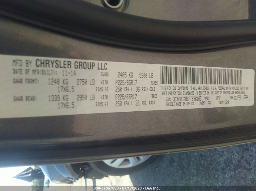2015 DODGE JOURNEY AMERICAN VALUE PKG - 3C4PDCAB6FT596165