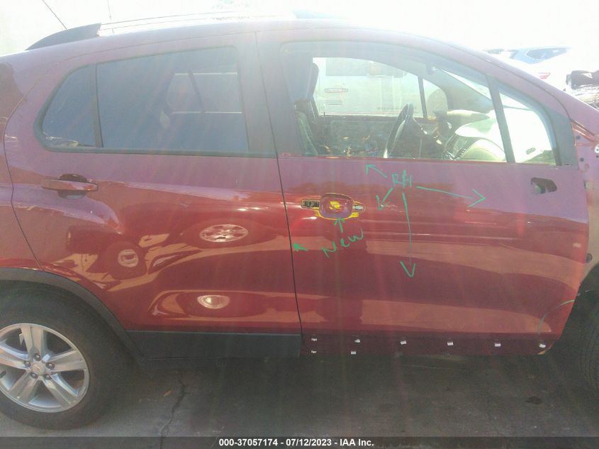 2022 CHEVROLET TRAX LT - KL7CJLSM9NB558952