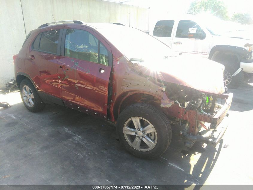 2022 CHEVROLET TRAX LT - KL7CJLSM9NB558952