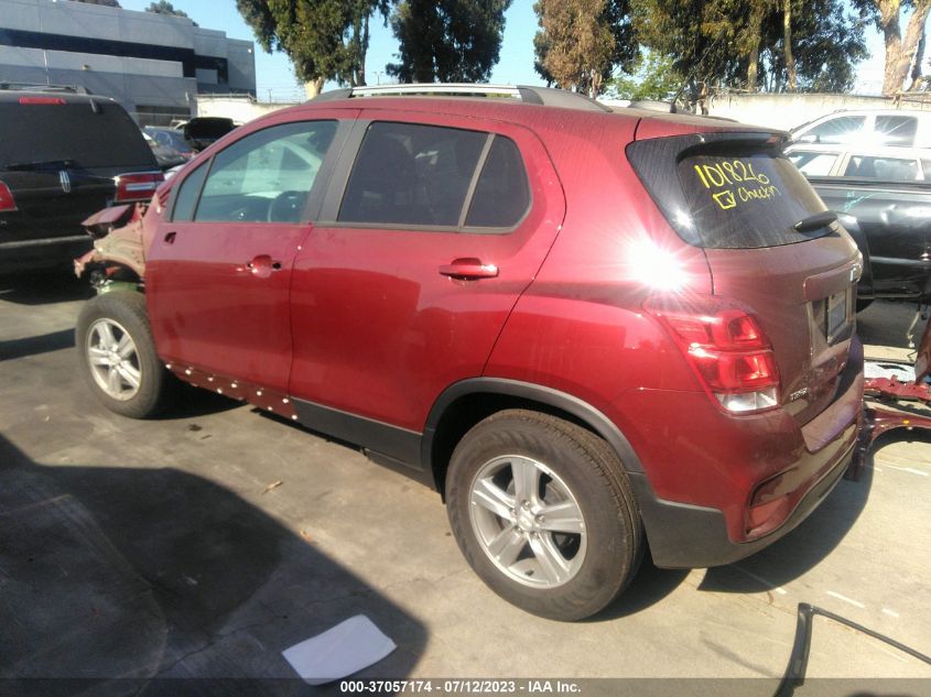 2022 CHEVROLET TRAX LT - KL7CJLSM9NB558952