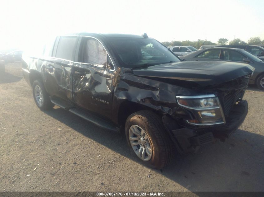 2017 CHEVROLET SUBURBAN K1500 LT - 1GNSKHKC1HR109588