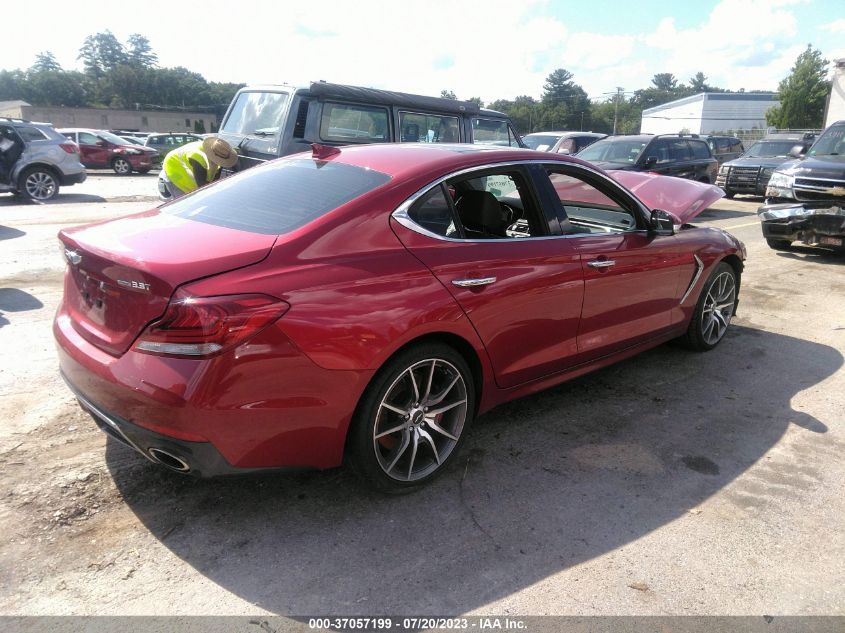 2020 GENESIS G70 3.3T - KMTG34LE0LU053610