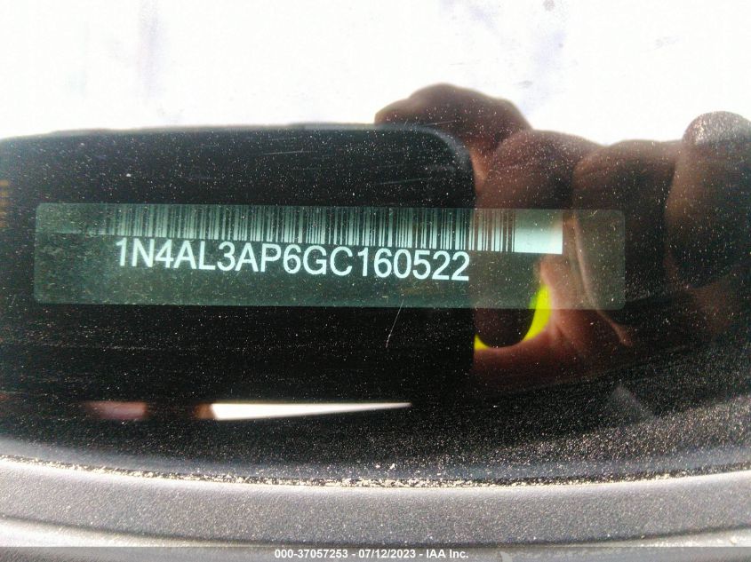 2016 NISSAN ALTIMA 2.5 SV - 1N4AL3AP6GC160522