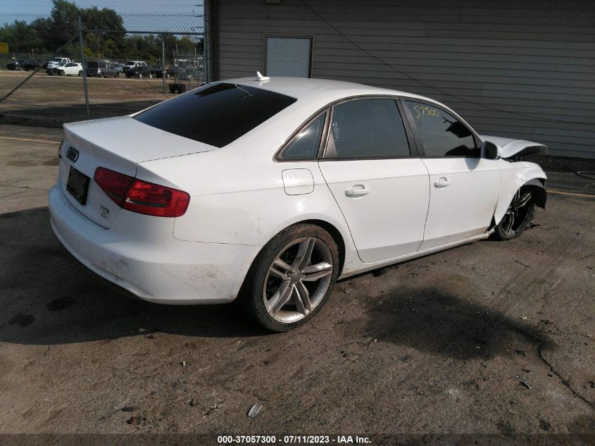 2014 AUDI A4 PREMIUM - WAUBFAFL0EN004622