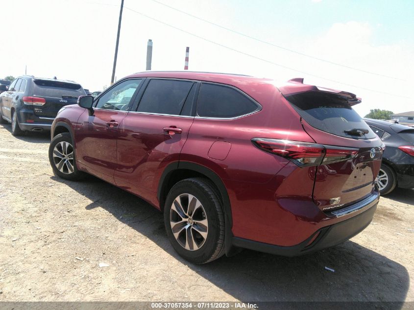 2022 TOYOTA HIGHLANDER HYBRID - 5TDGBRCH9NS557699