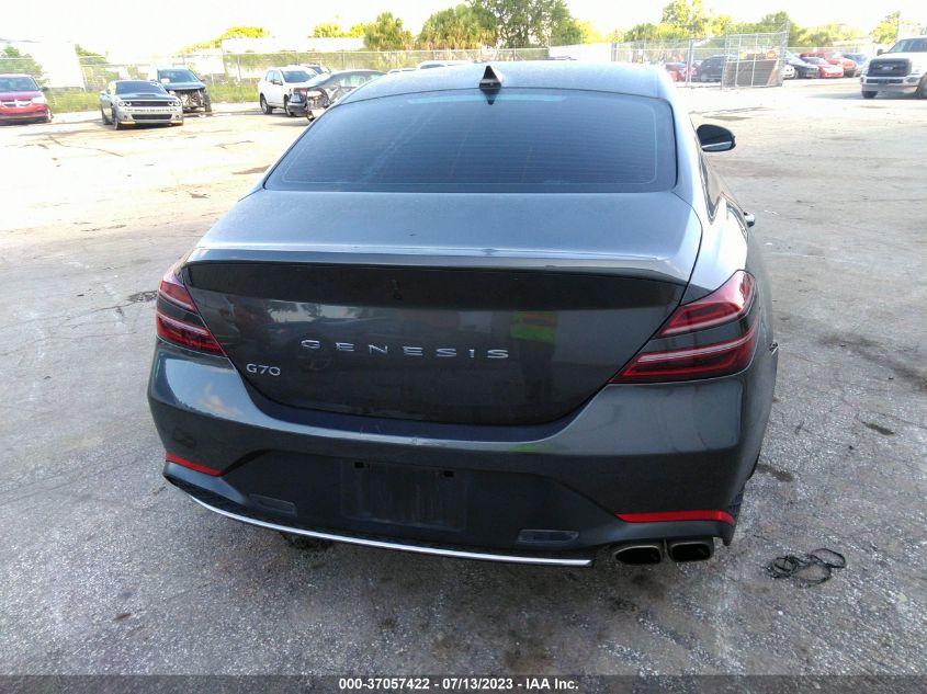 2022 GENESIS G70 2.0T - KMTG34TA0NU099583