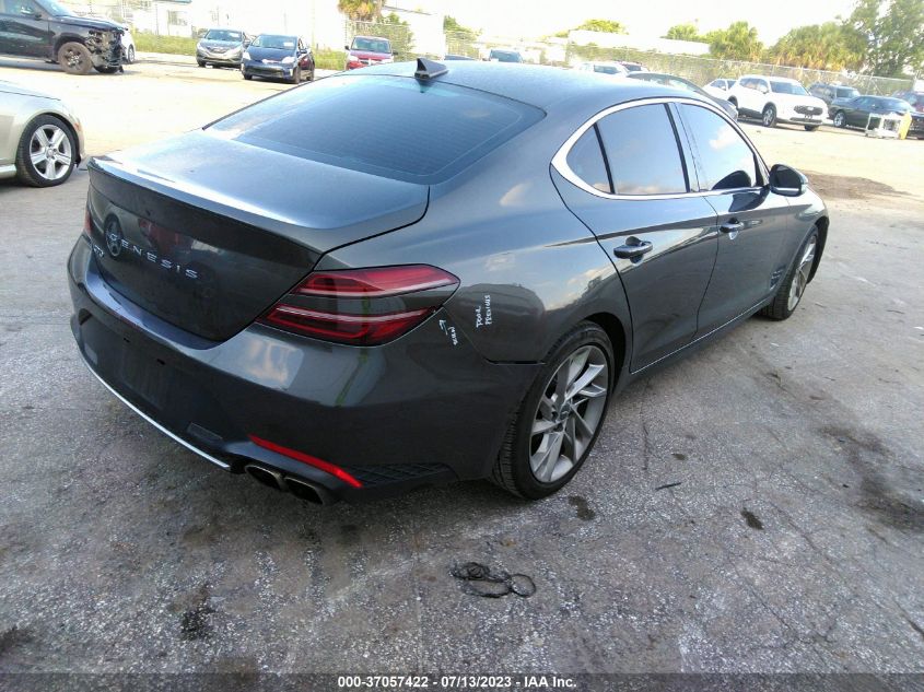 2022 GENESIS G70 2.0T - KMTG34TA0NU099583
