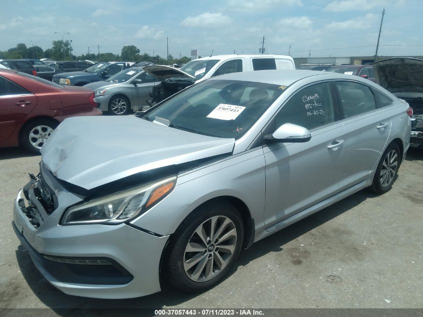 2015 HYUNDAI SONATA SPORT/LIMITED - 5NPE34AF4FH066487