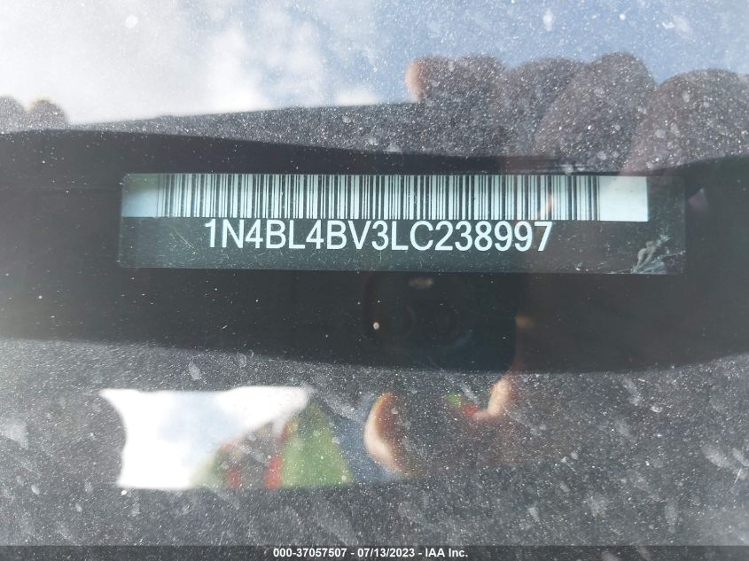 2020 NISSAN ALTIMA 2.5 S - 1N4BL4BV3LC238997