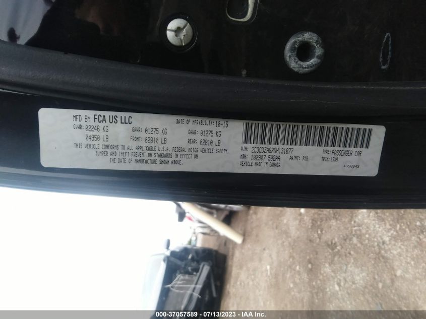 2016 DODGE CHALLENGER SXT - 2C3CDZAG2GH131877