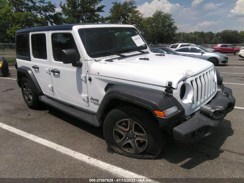 2019 JEEP WRANGLER UNLIMITED SPORT S - 1C4HJXDG0KW542098