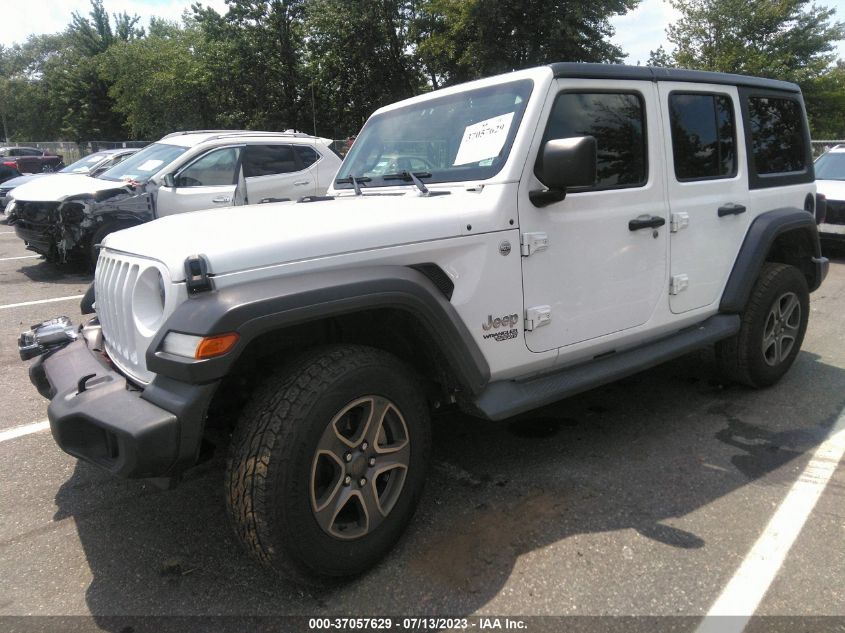 2019 JEEP WRANGLER UNLIMITED SPORT S - 1C4HJXDG0KW542098