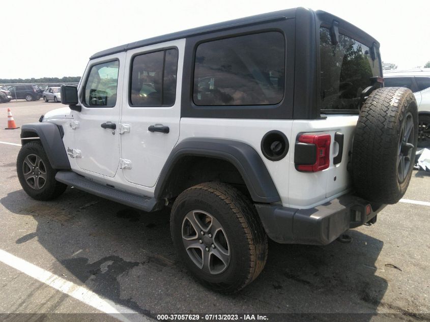 2019 JEEP WRANGLER UNLIMITED SPORT S - 1C4HJXDG0KW542098