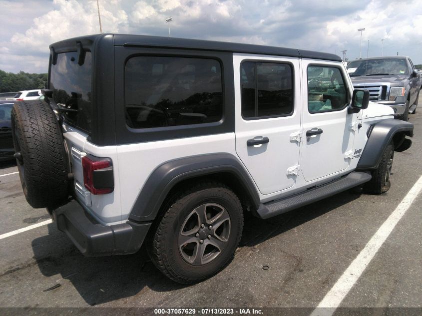 2019 JEEP WRANGLER UNLIMITED SPORT S - 1C4HJXDG0KW542098