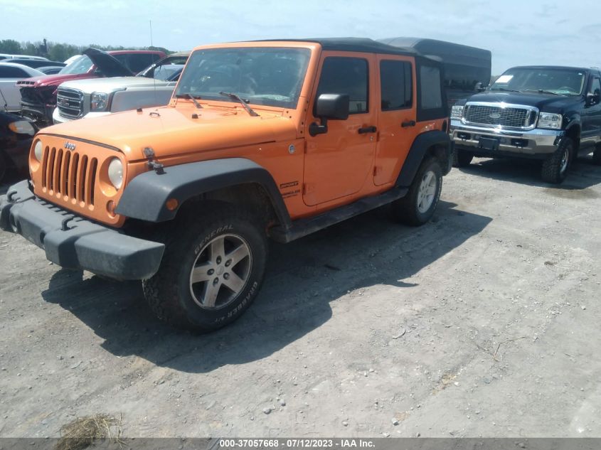 2013 JEEP WRANGLER UNLIMITED SPORT - 1C4HJWDG9DL554040