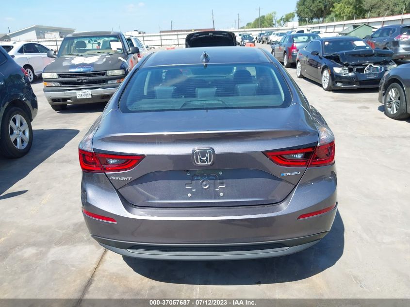 2021 HONDA INSIGHT EX - 19XZE4F56ME004196