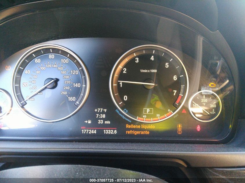 2013 BMW 5 SERIES 528I - WBAXG5C54DDY37604