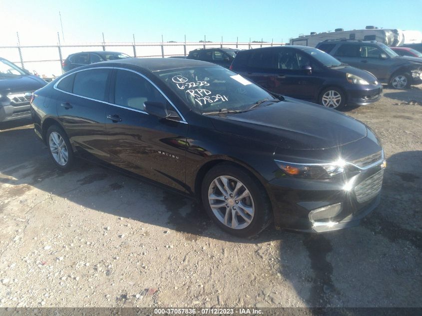 2016 CHEVROLET MALIBU LT - 1G1ZE5ST7GF178291