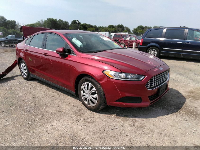 2013 FORD FUSION S - 3FA6P0G75DR106528