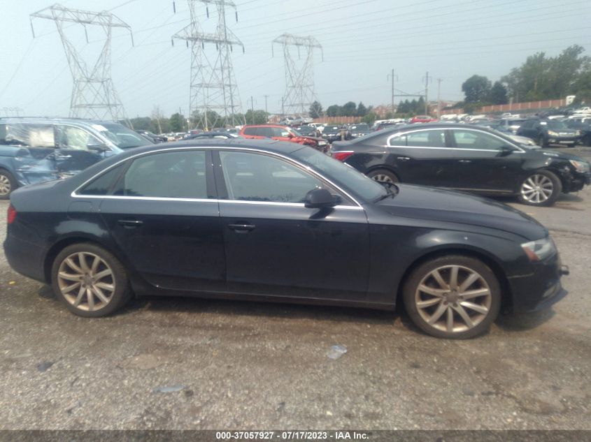 2013 AUDI A4 PREMIUM PLUS - WAUFFAFL9DN024660