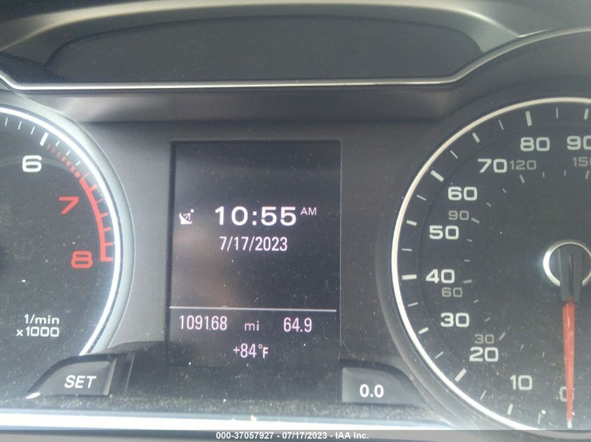 2013 AUDI A4 PREMIUM PLUS - WAUFFAFL9DN024660