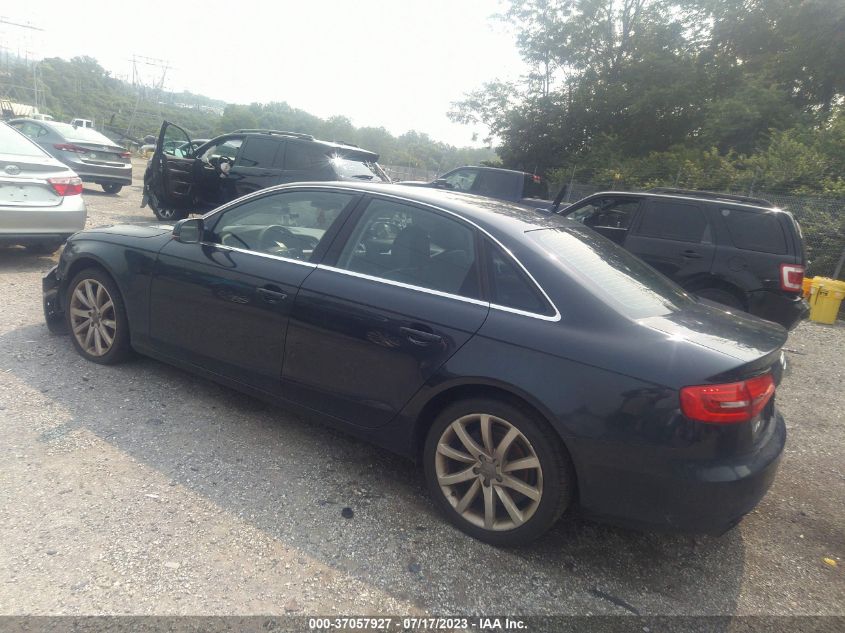 2013 AUDI A4 PREMIUM PLUS - WAUFFAFL9DN024660