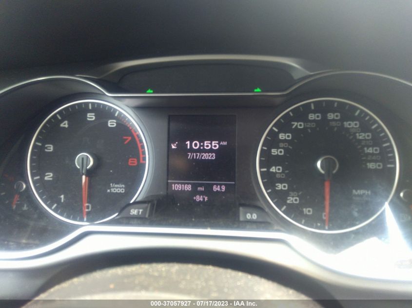 2013 AUDI A4 PREMIUM PLUS - WAUFFAFL9DN024660