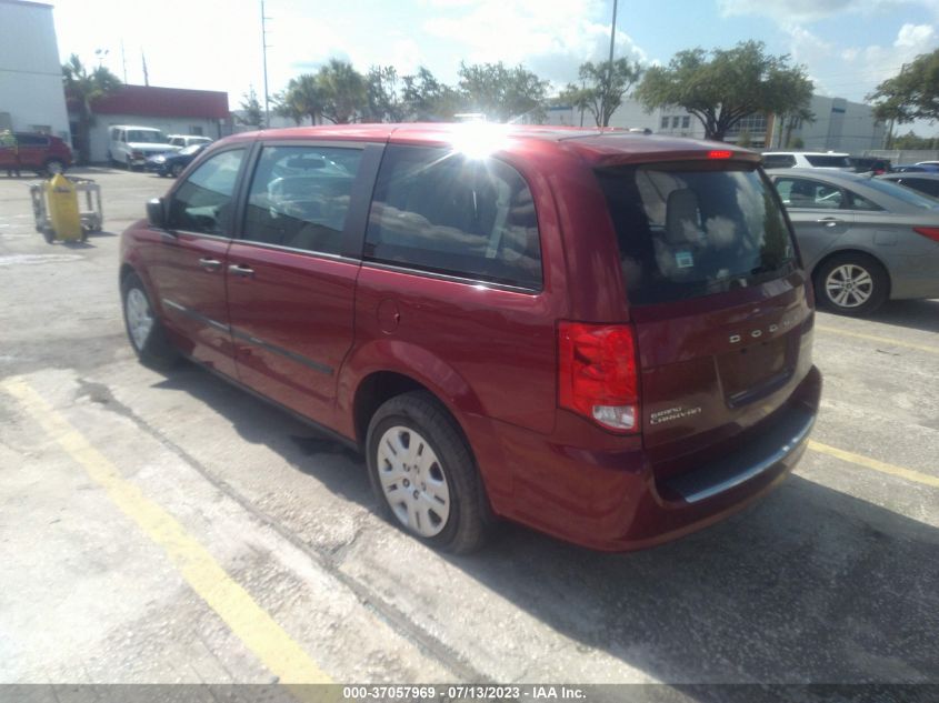 2014 DODGE GRAND CARAVAN AMERICAN VALUE PKG - 2C4RDGBG7ER416753
