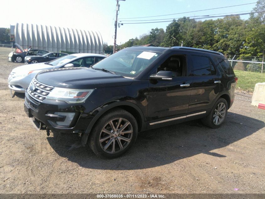 2016 FORD EXPLORER LIMITED - 1FM5K8F89GGB88493