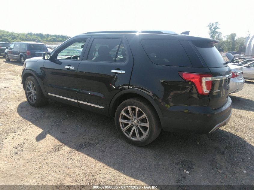 2016 FORD EXPLORER LIMITED - 1FM5K8F89GGB88493