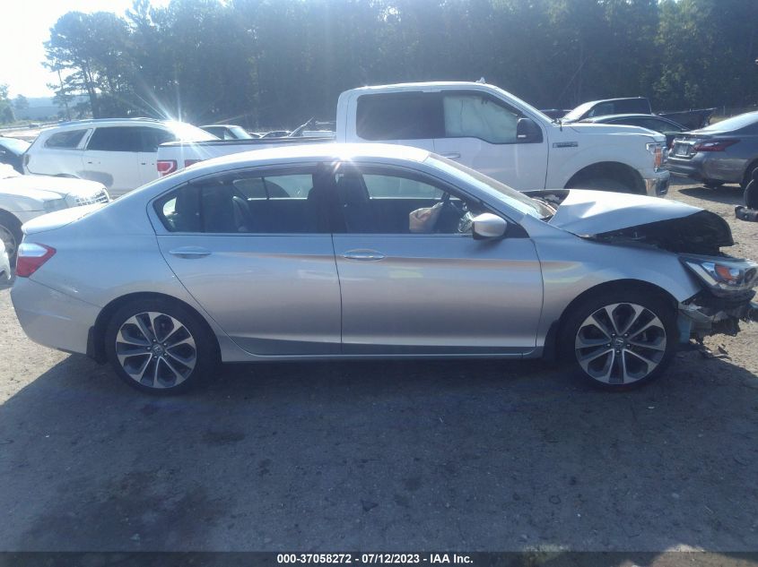 2014 HONDA ACCORD SEDAN SPORT - 1HGCR2F55EA007563