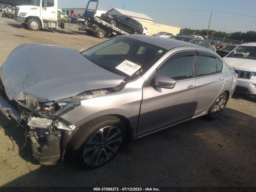 2014 HONDA ACCORD SEDAN SPORT - 1HGCR2F55EA007563
